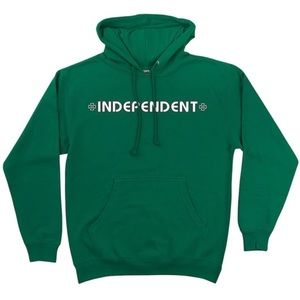 Independent Bar/Cross Pullover Hoodie Men’s M - Kelly Green